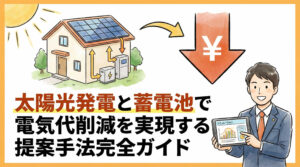 太陽光発電と蓄電池で電気代削減を実現する提案手法完全ガイド